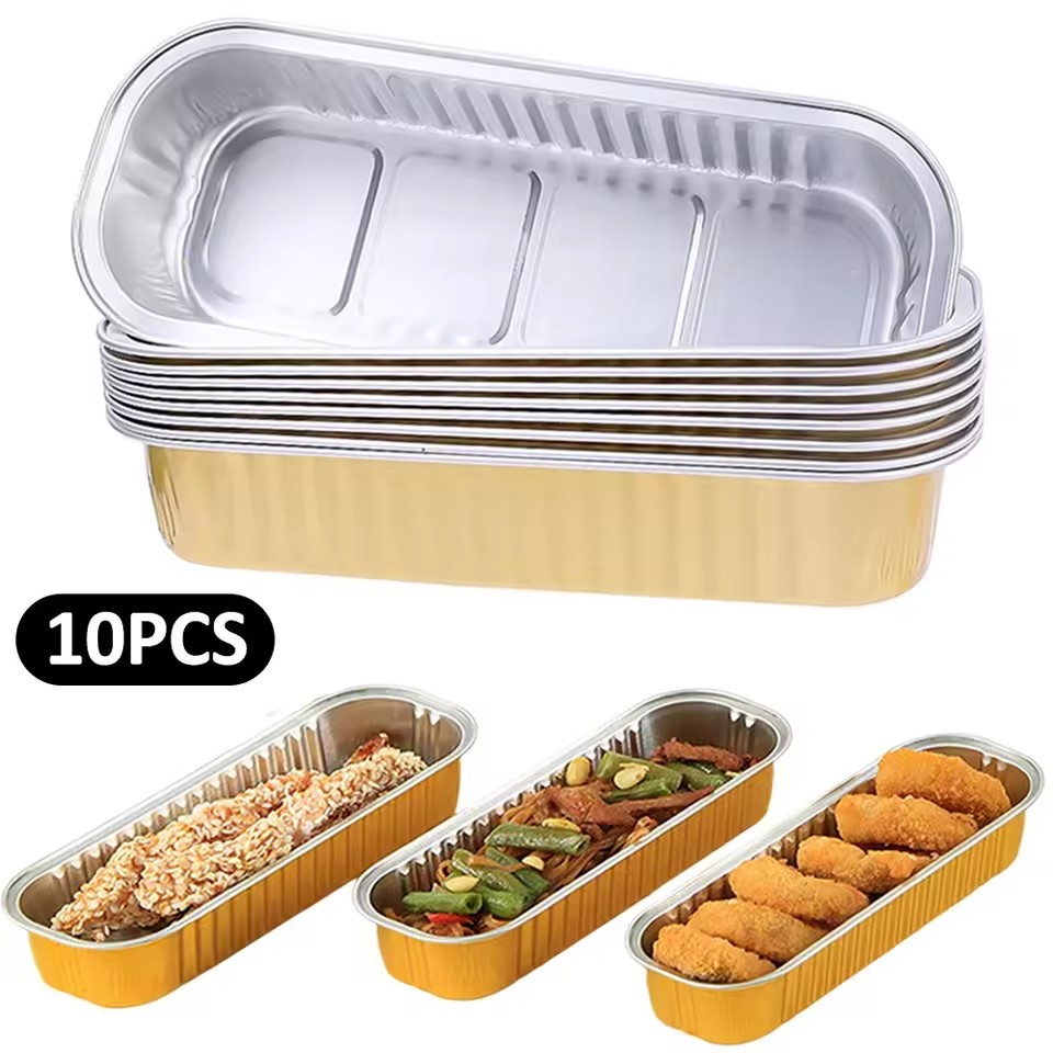Tray Mold Rectangle - 5/10Pcs Aluminum Foil Baking Tray Rectangle