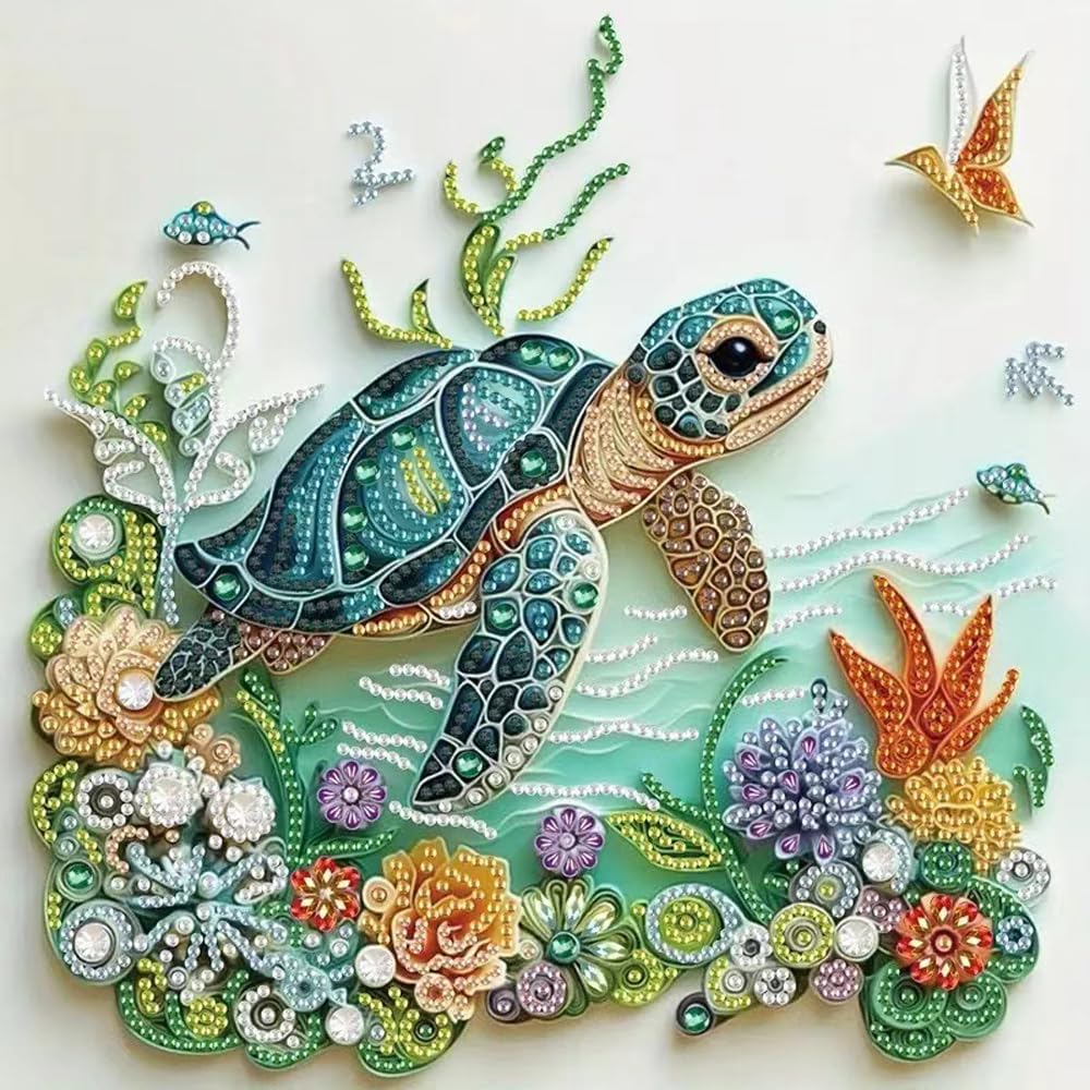 Resin Art Kits - Sea Turtle Animal Diamond Painting Kits