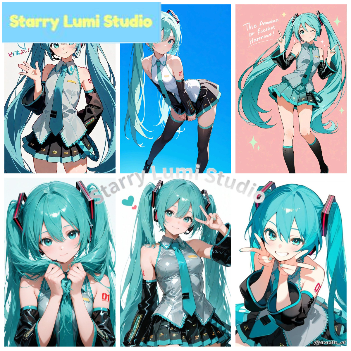 Resin Art Kits - Hatsune Miku Diamond Painting Art Kit