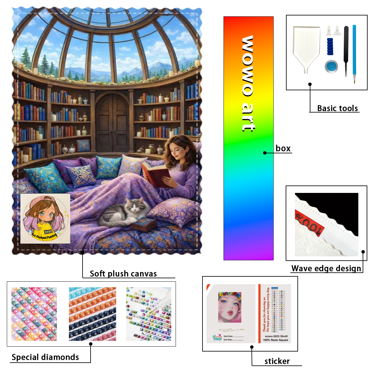 Resin Art Kits - 【eva Diamond Art】 A girl's own