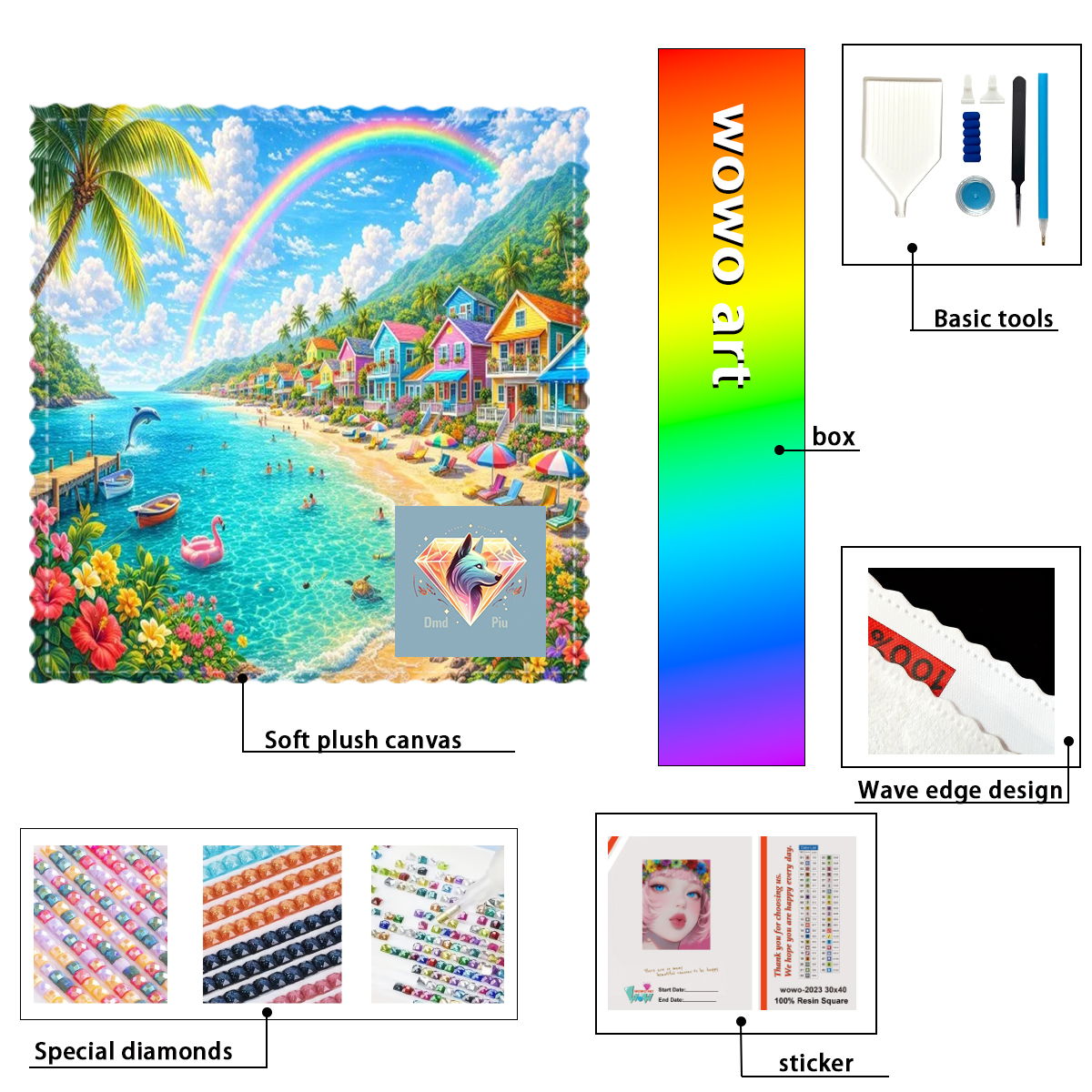 Resin Art Kits - 【Piu Diamond Art】EL PARQUE DE ATRACCIONES