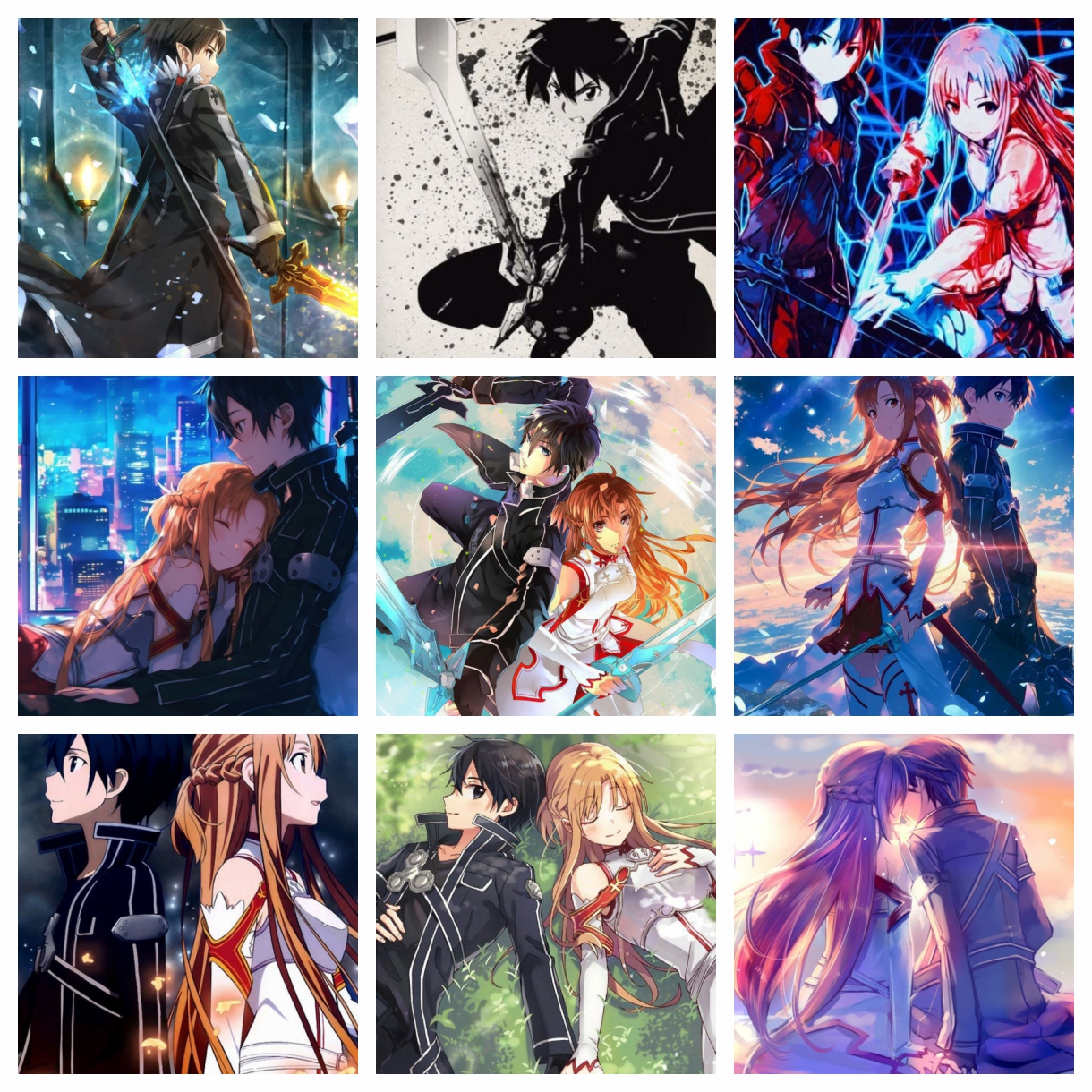 Resin Art Online - Diamond Rhinestones Painting Sword Art Online