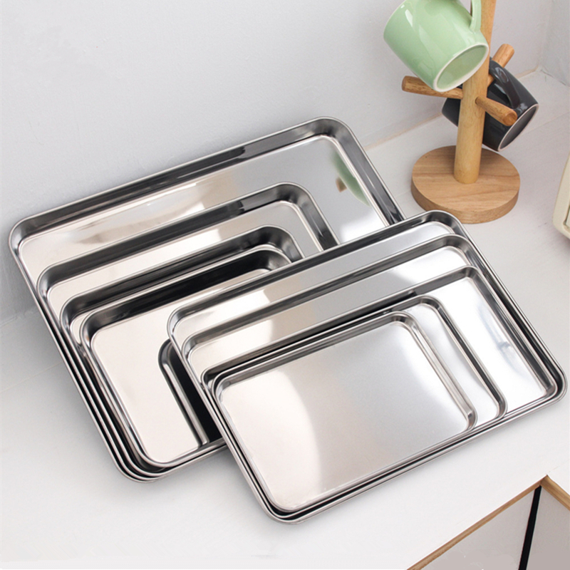 Tray Mold Rectangle - Stainless Steel Rectangle Food Storage Trays