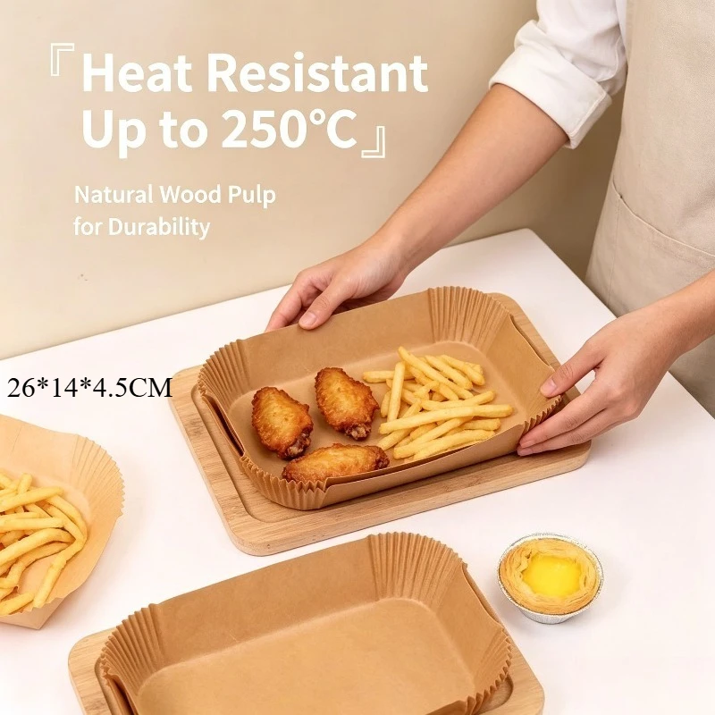 Tray Mold Rectangle - Rectangle Air Fryer Liners - Food