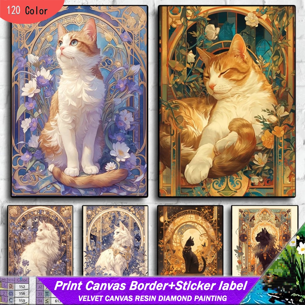 Resin Art Wallpaper - 5D Diy 120 Color Resin Diamond