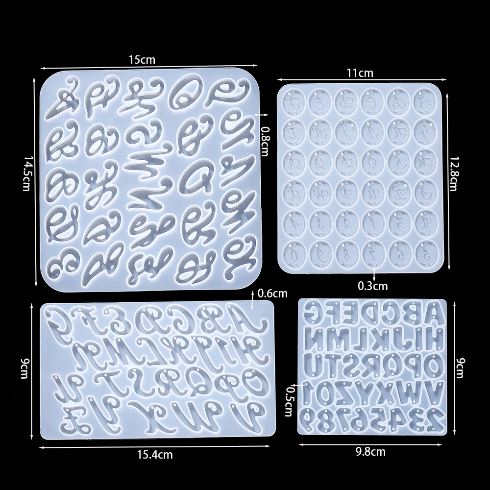 Alphabet Epoxy Resin Silicone  - Resin Art Alphabet recensie en prijs