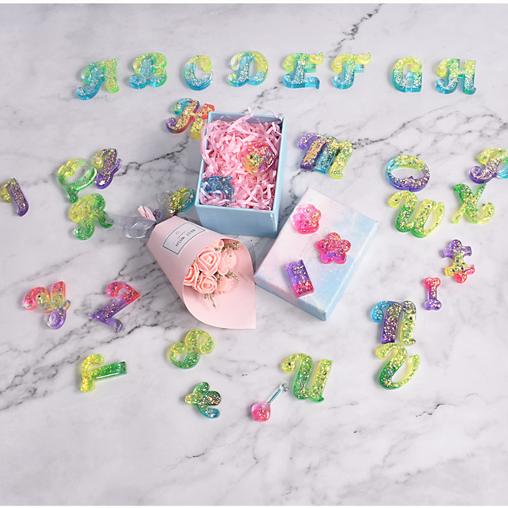 Alphabet Epoxy Resin Silicone  - Resin Art Alphabet recensie en prijs