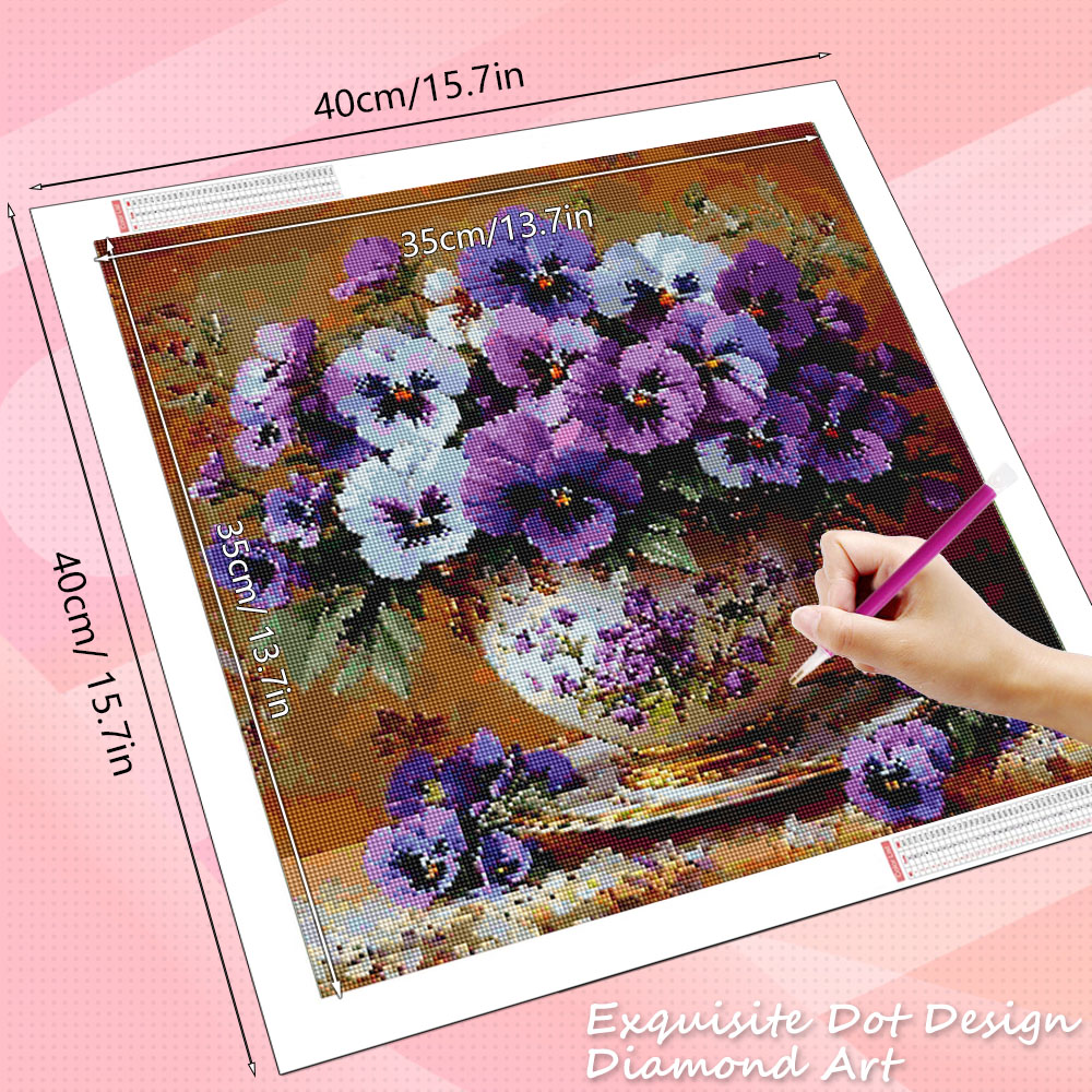 HUACAN 5D Diamond Mosaic Rose  - Resin Art With Rose recensie en prijs
