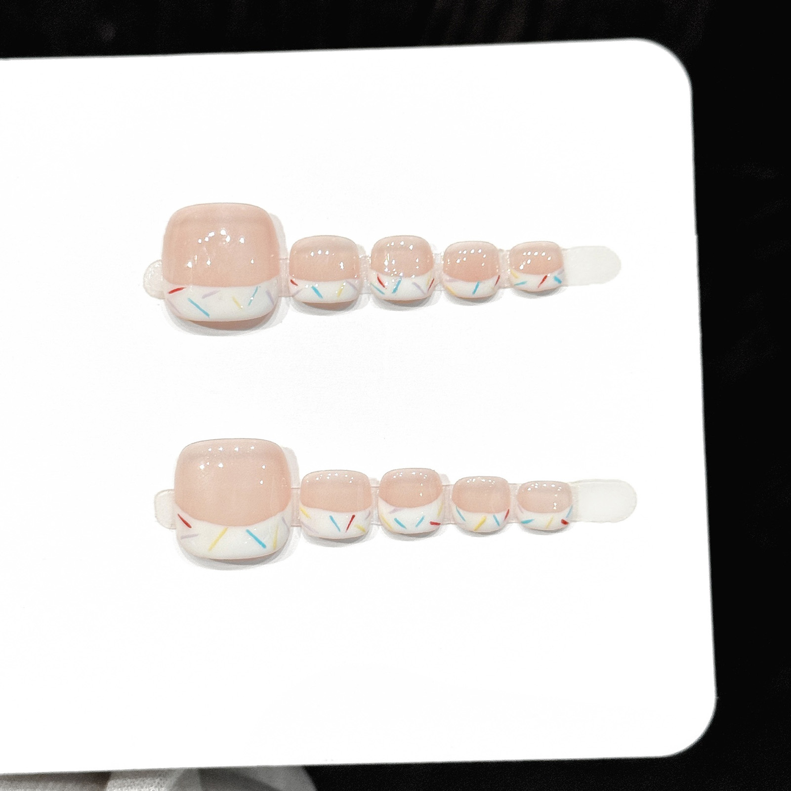 10pcs French Style Toenail Tip - Resin Art Online recensie en prijs