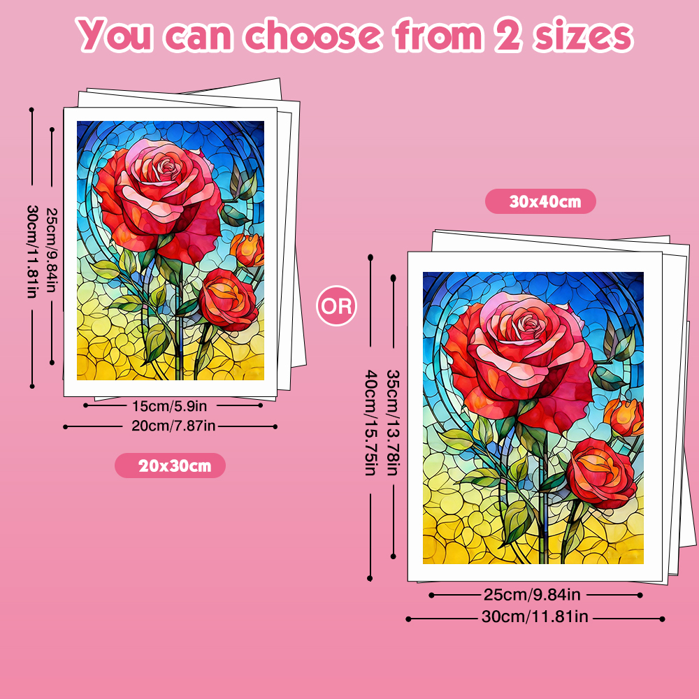 HUACAN 4PCS Full Round Drill D - Resin Art With Rose recensie en prijs