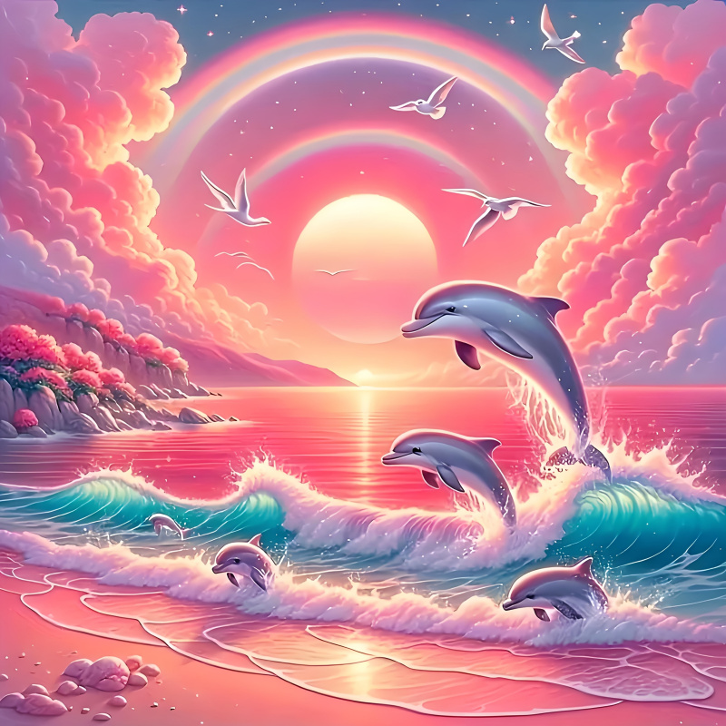 Diamond Painting Kit, Pink Sky - Resin Art Kits recensie en prijs