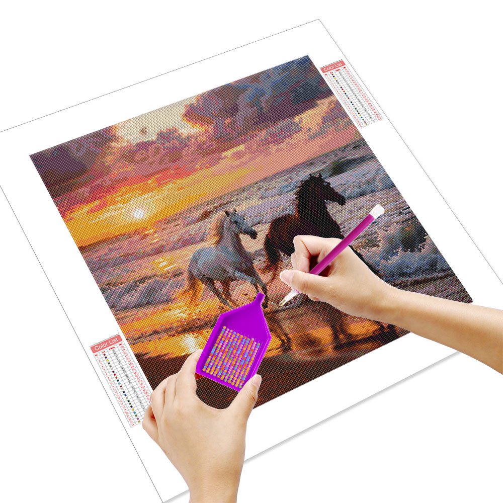 Huacan Full Square Round Diamo - Resin Art Wallpaper recensie en prijs