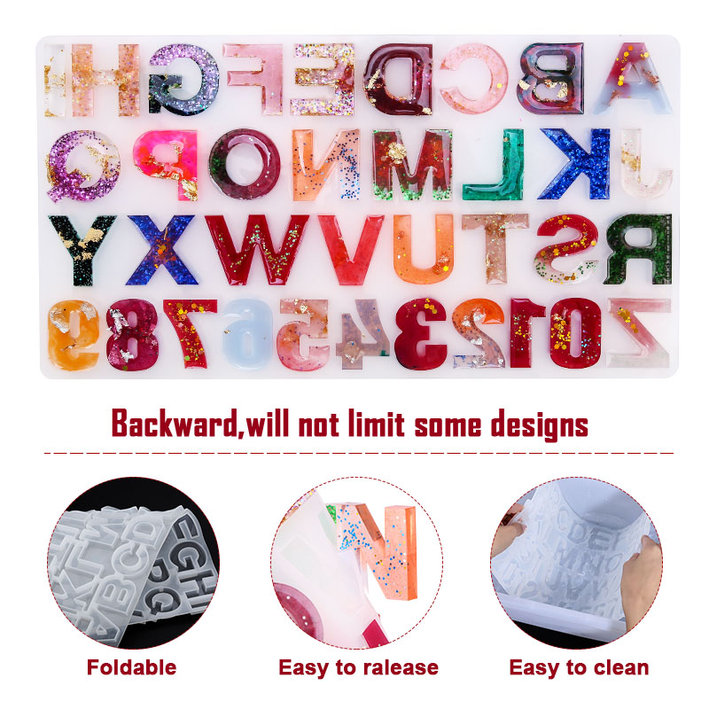 Alphabet Epoxy Resin Mold Kit  - Resin Art Alphabet recensie en prijs