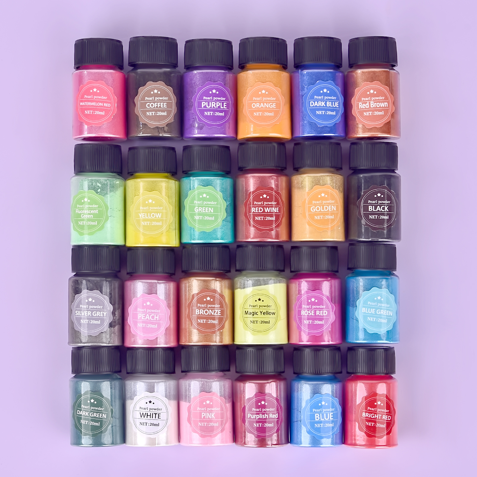 24 Color 10g Epoxy Resin Dye M - Pearl Powder Resin recensie en prijs