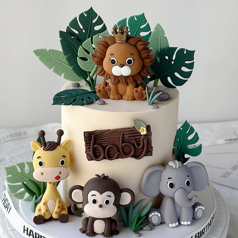 Jungle Safari Animal Doll Cake - Resin Art Baby recensie en prijs