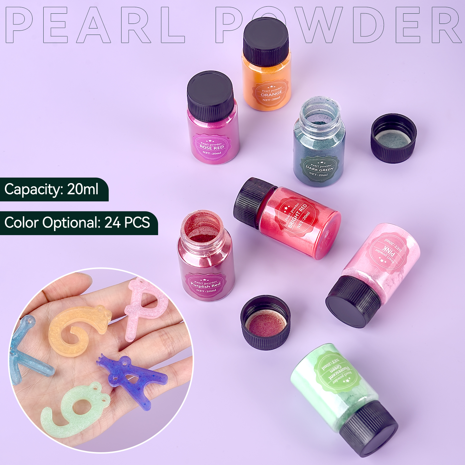 24Color 10g Mica Powder For Ep - Pearl Powder Resin recensie en prijs
