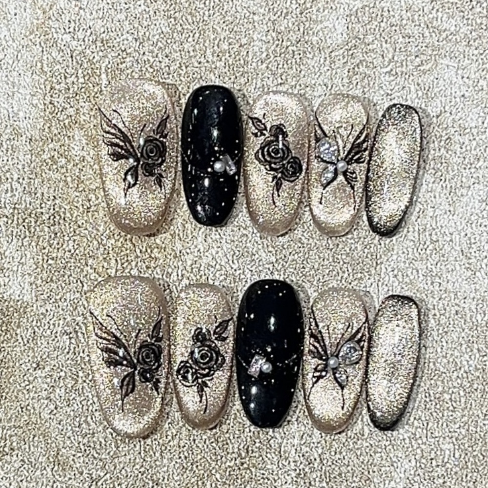 10pcs Black Cat's Eye Handmade - Resin Art Online recensie en prijs