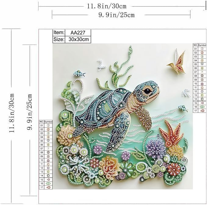 Sea Turtle Animal Diamond Pain - Resin Art Kits recensie en prijs