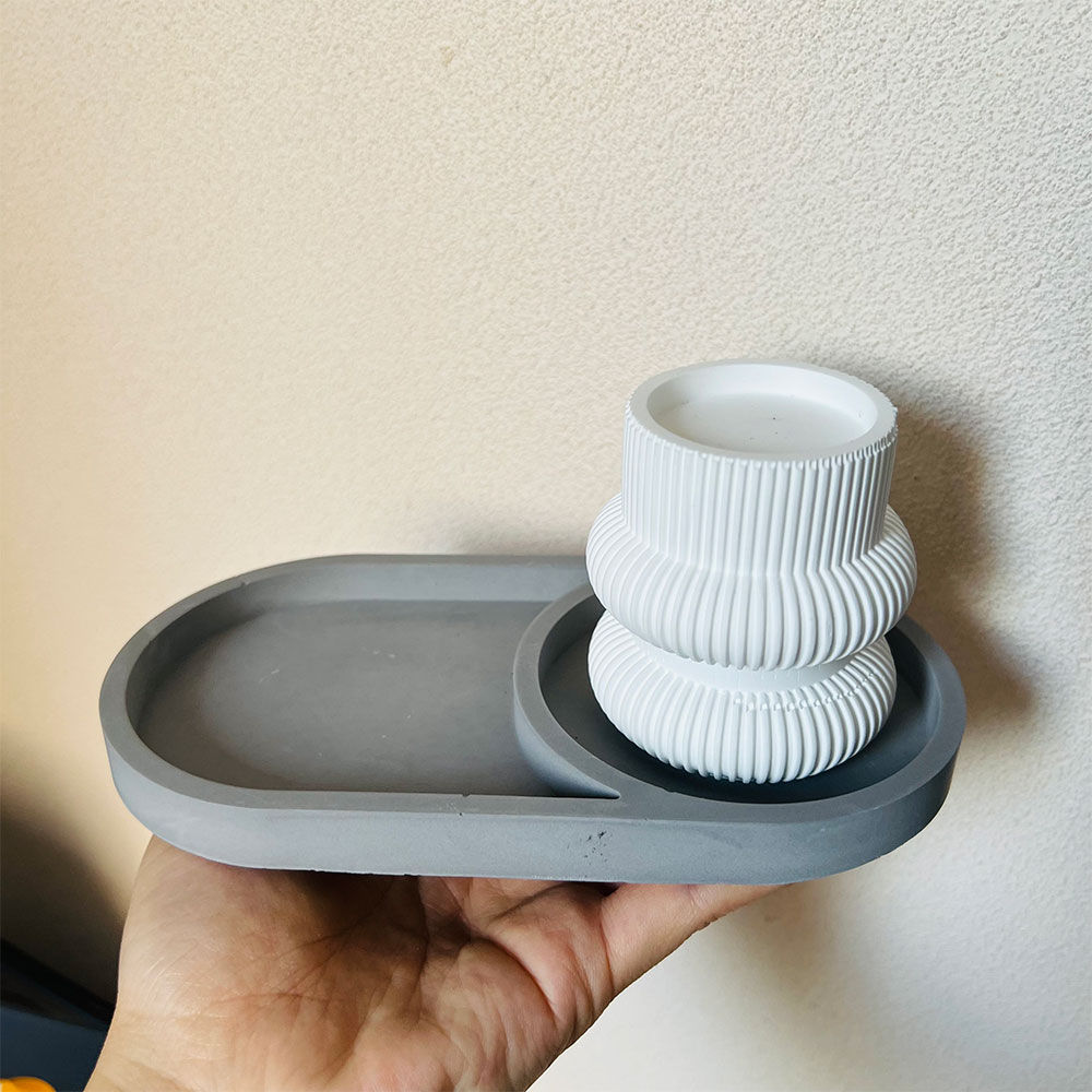 Oval Storage Tray Concrete Mol - Tray Mold Rectangle recensie en prijs