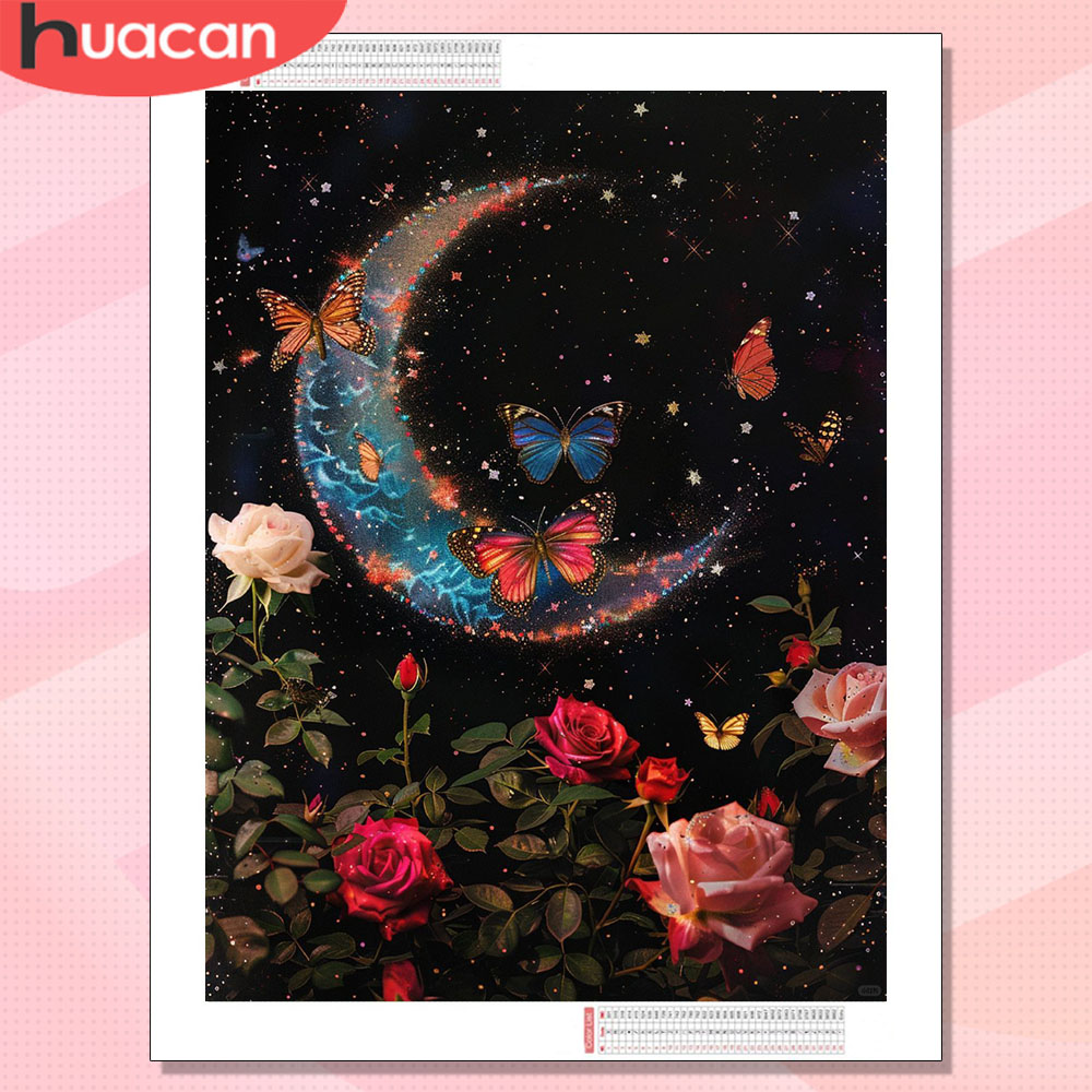 HUACAN Diamond Painting 5d Moo - Resin Art With Rose recensie en prijs