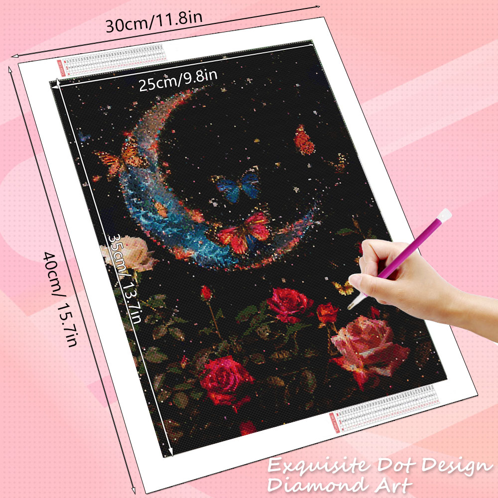 HUACAN Diamond Painting 5d Moo - Resin Art With Rose recensie en prijs