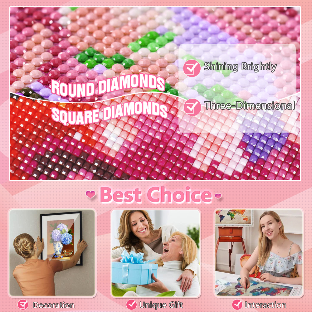 HUACAN Diamond Painting 5d Moo - Resin Art With Rose recensie en prijs