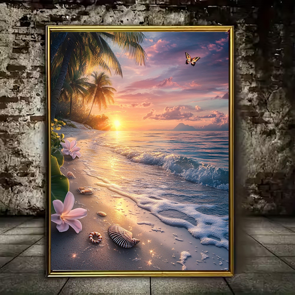 2D flat Retro Diamond Art, vin - Resin Art Meaning recensie en prijs