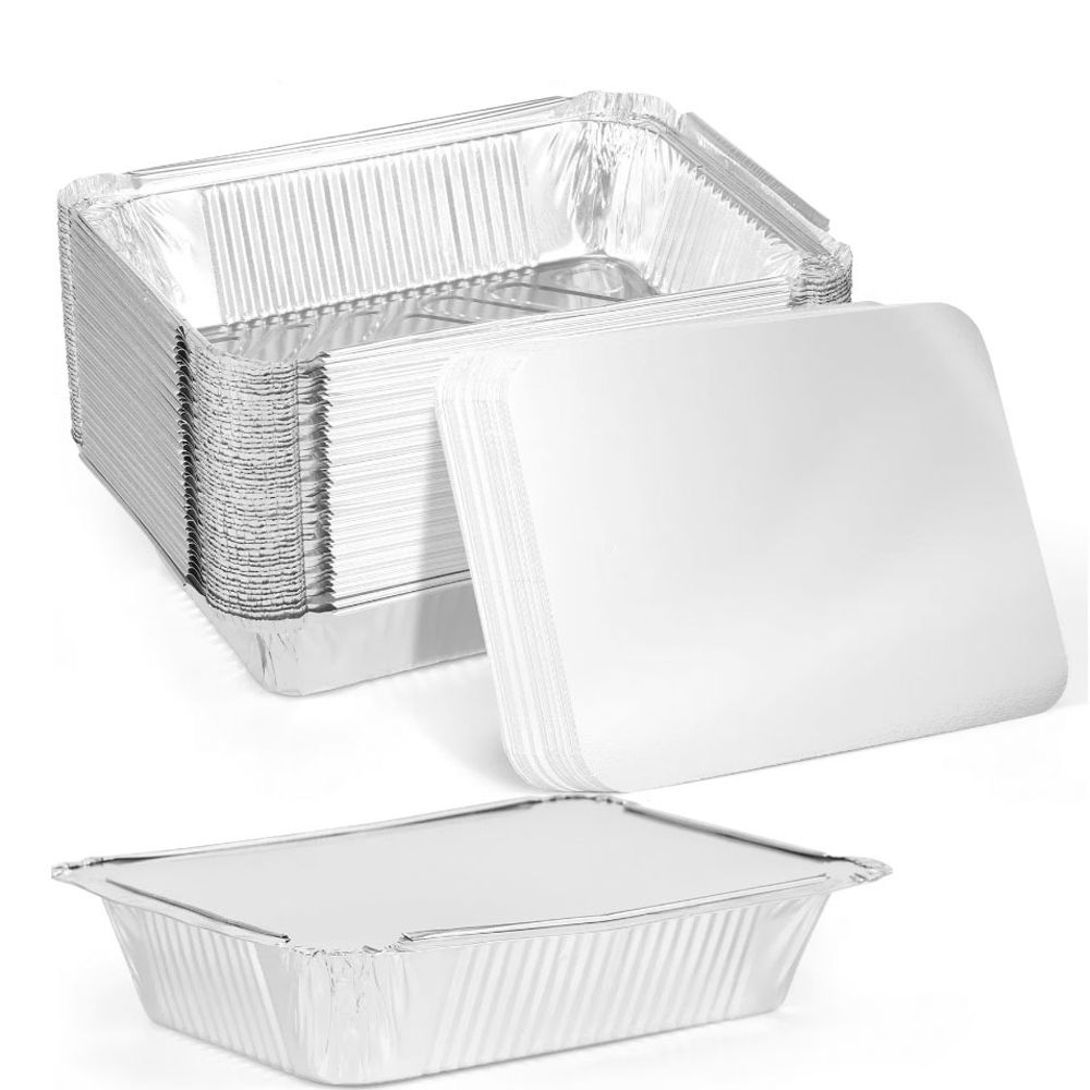 10PCS New With Lids Aluminum F - Tray Mold Rectangle recensie en prijs