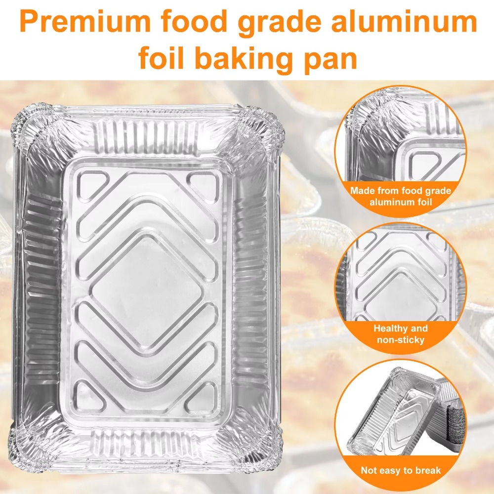 10PCS New With Lids Aluminum F - Tray Mold Rectangle recensie en prijs