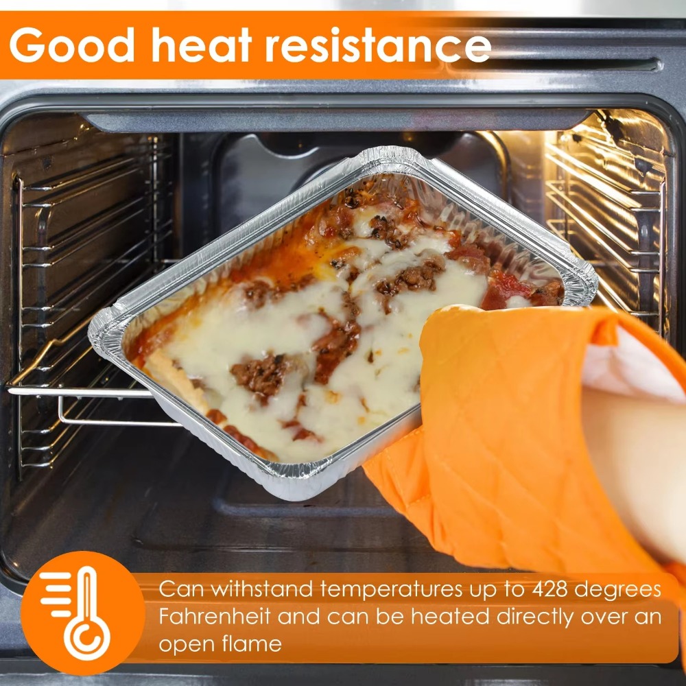 10PCS New With Lids Aluminum F - Tray Mold Rectangle recensie en prijs