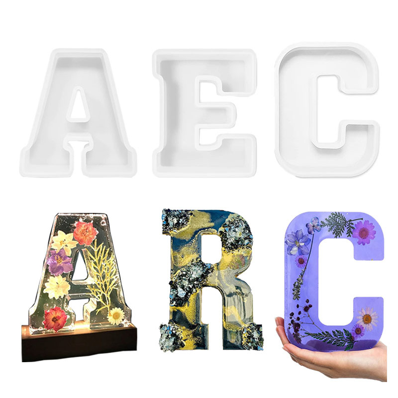 1pc A-Z Letter Silicone Molds  - Resin Art Alphabet recensie en prijs
