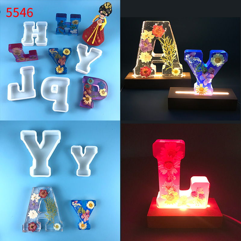 1pc A-Z Letter Silicone Molds  - Resin Art Alphabet recensie en prijs