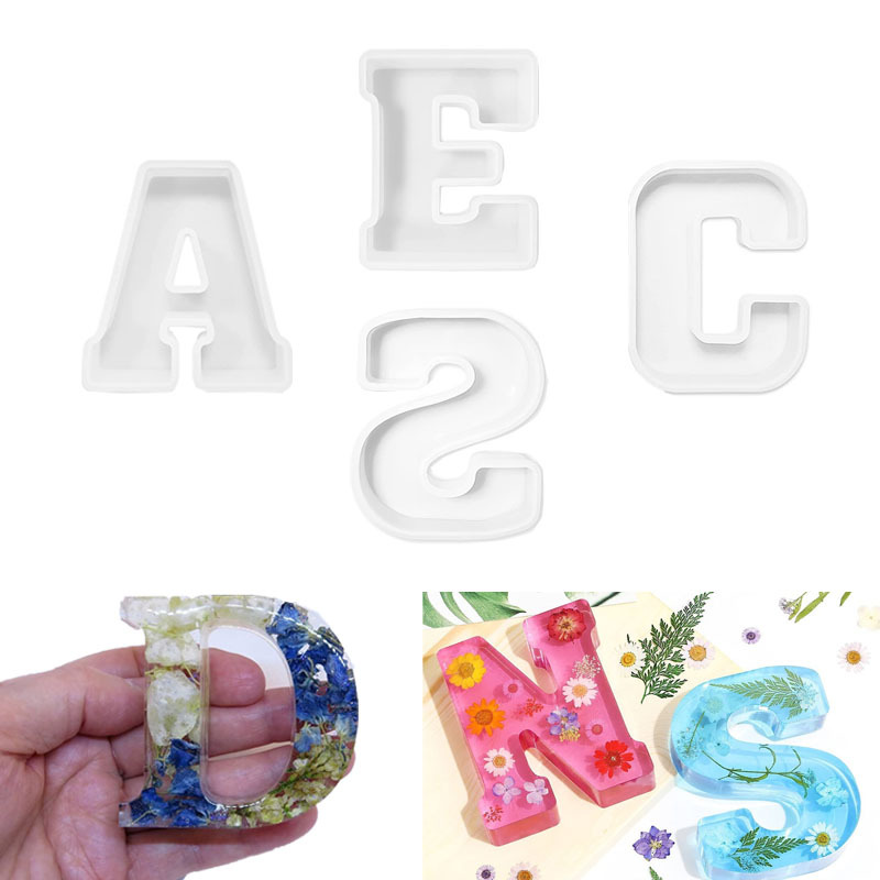 1pc A-Z Letter Silicone Molds  - Resin Art Alphabet recensie en prijs
