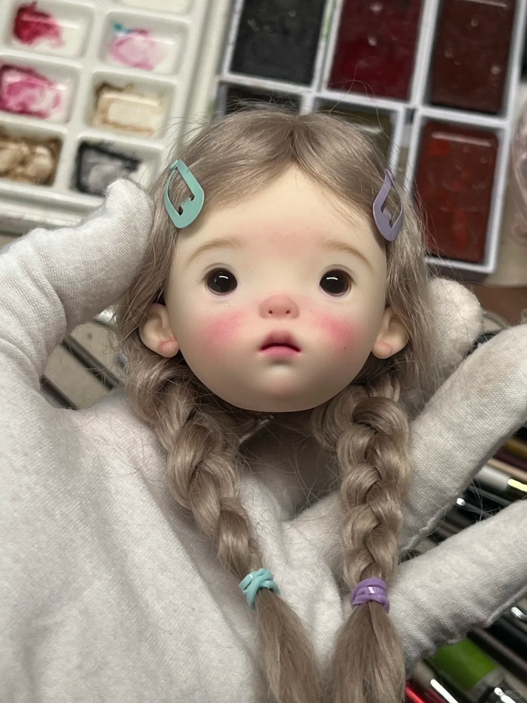 SD BJD Doll 1/6 Landoudou Head - Resin Art Baby recensie en prijs