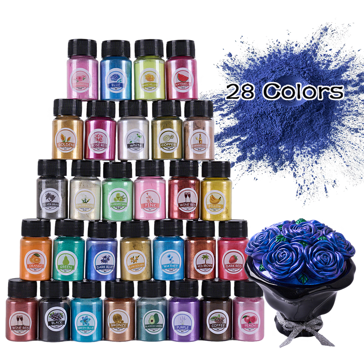 Mica Powder 28 Colors 10g Mirr - Pearl Powder Resin recensie en prijs
