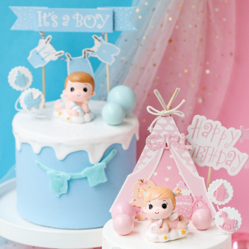 Gender Reveal Cake Decoration  - Resin Art Alphabet recensie en prijs