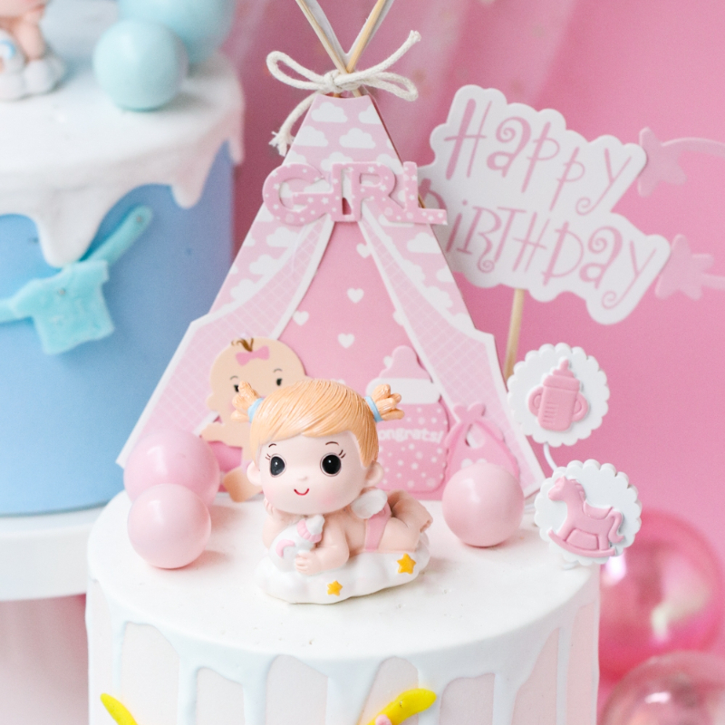 Gender Reveal Cake Decoration  - Resin Art Alphabet recensie en prijs