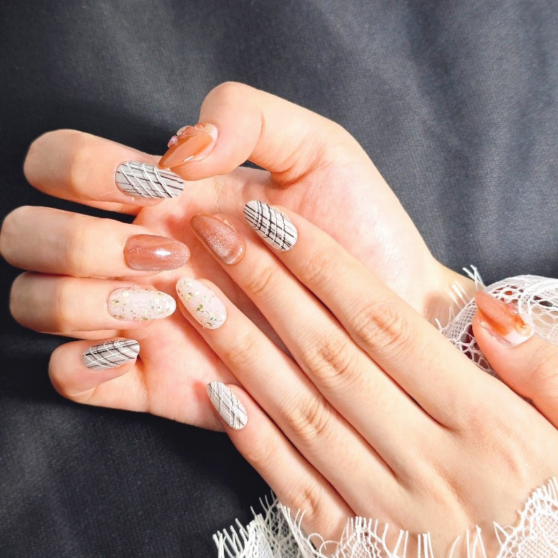 10PCS Handmade Press on Nails  - Resin Art Online recensie en prijs