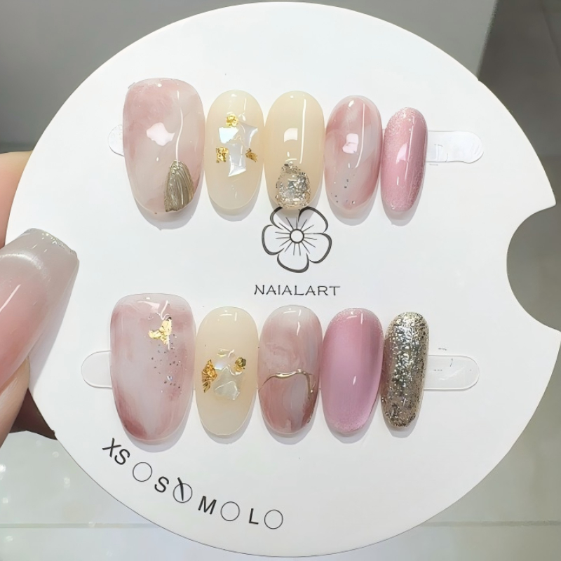 10PCS Handmade Press on Nails  - Resin Art Online recensie en prijs