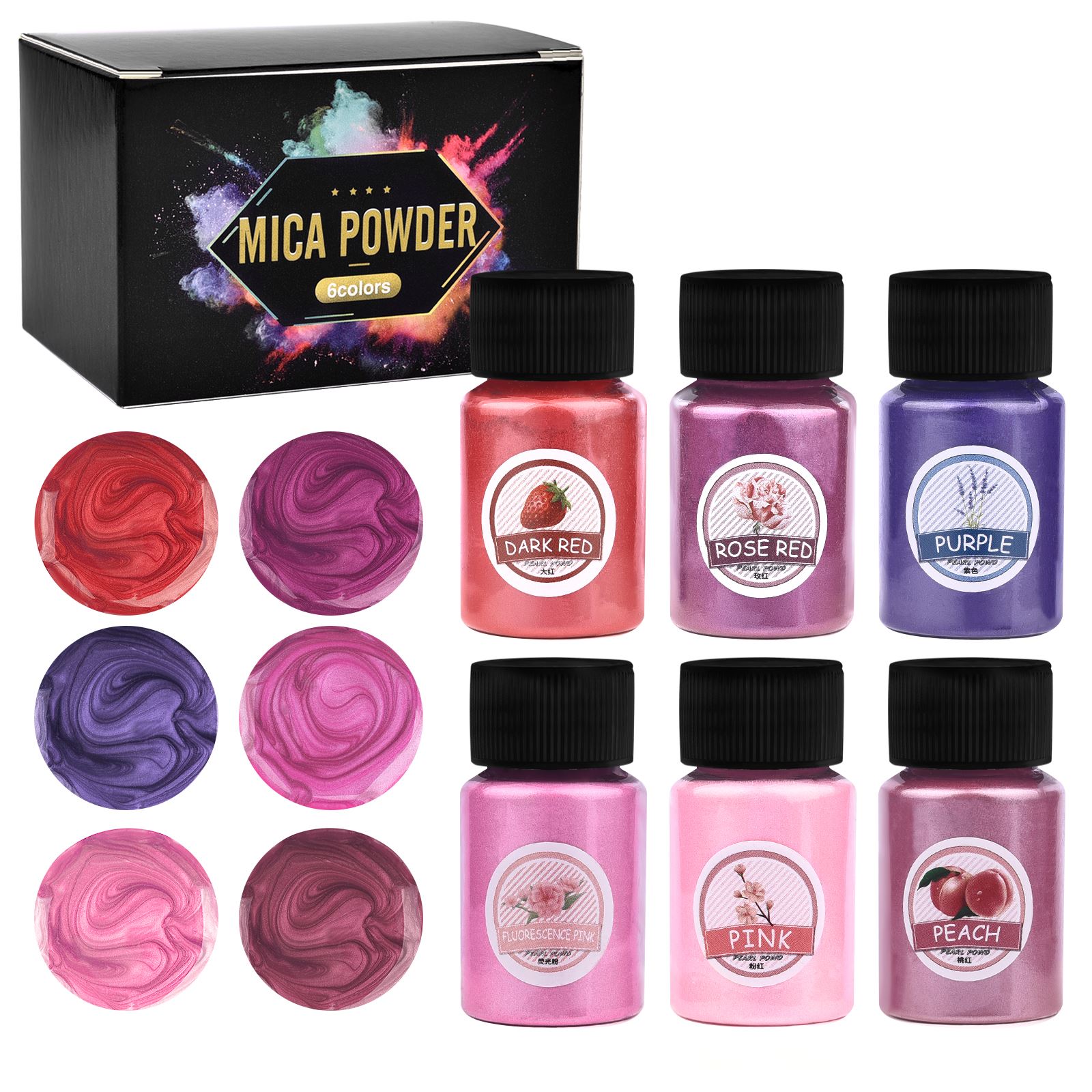 6Colors/Sets Pearl Powder Pigm - Pearl Powder Resin recensie en prijs