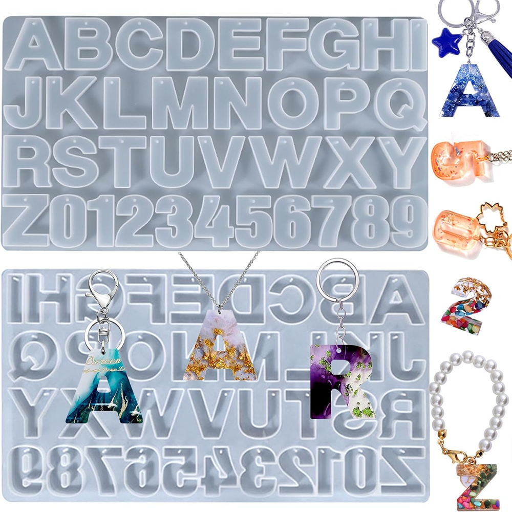 Alphabet Silicone Mold for Epo - Resin Art Alphabet recensie en prijs