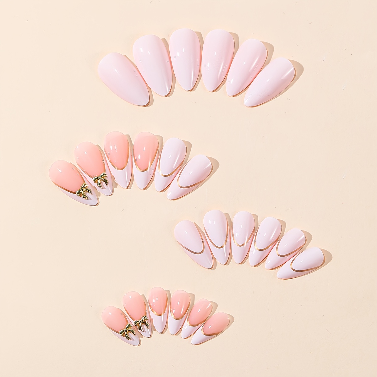 Almond-shaped nail stickers wi - Resin Art Online recensie en prijs