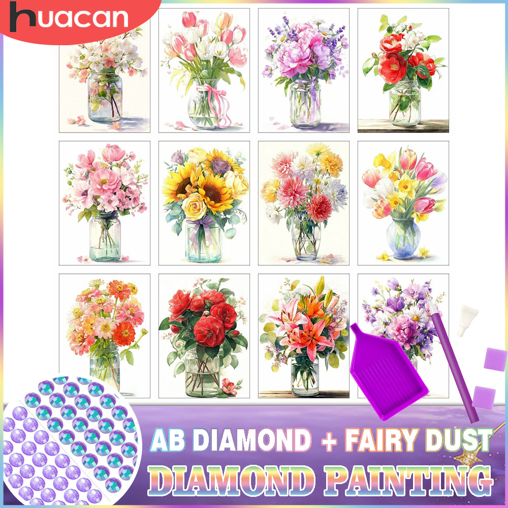 HUACAN Diamond Art Painting Ro - Resin Art With Rose recensie en prijs