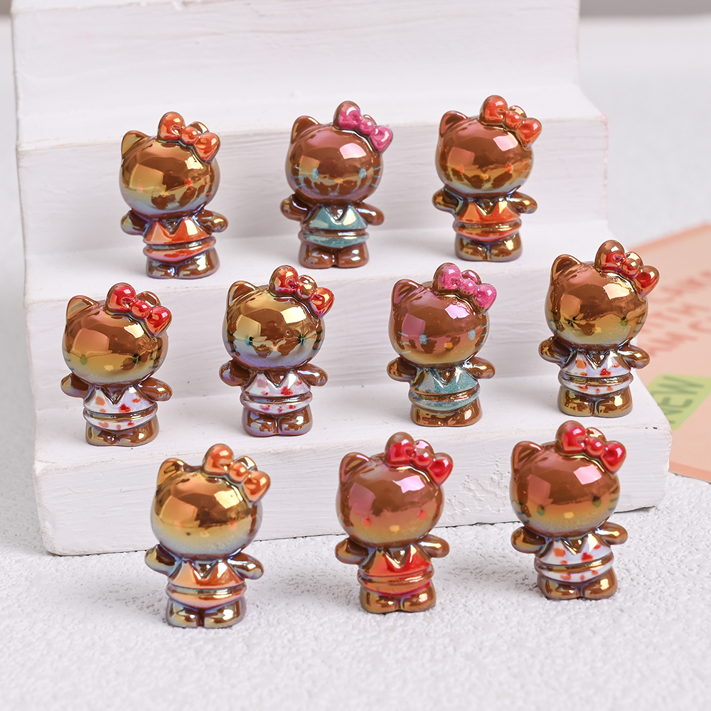 10Pcs Brown Sanrio Hello Kitty - Resin Art Baby recensie en prijs