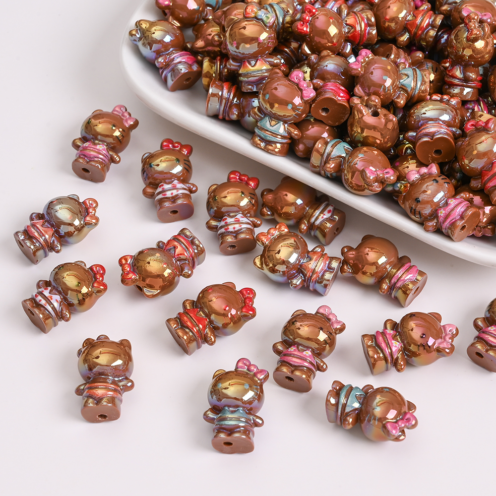 10Pcs Brown Sanrio Hello Kitty - Resin Art Baby recensie en prijs