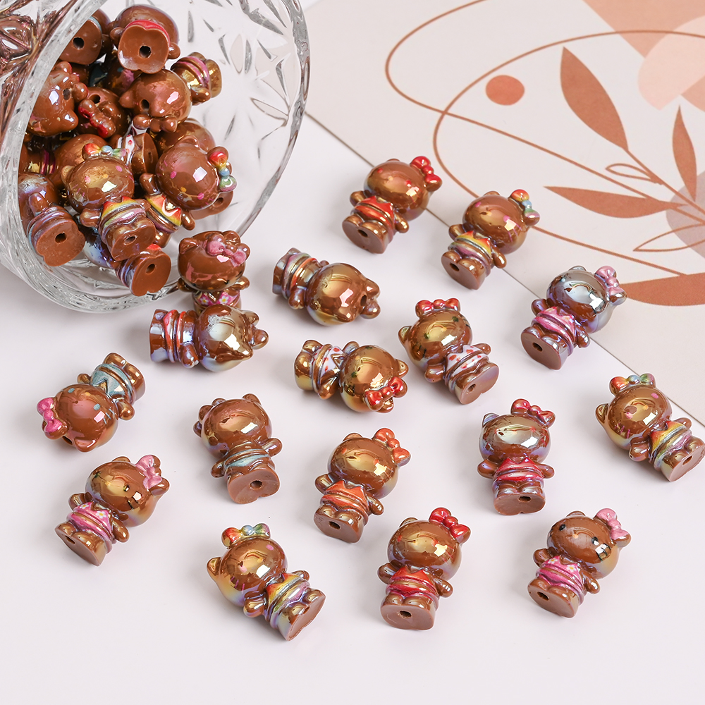 10Pcs Brown Sanrio Hello Kitty - Resin Art Baby recensie en prijs