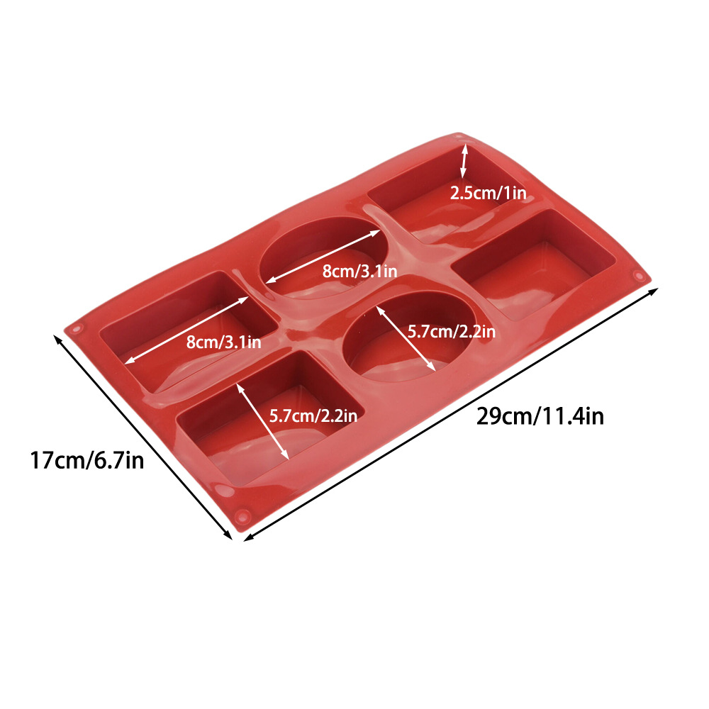 Silicone Rectangle Oval Combo  - Tray Mold Rectangle recensie en prijs