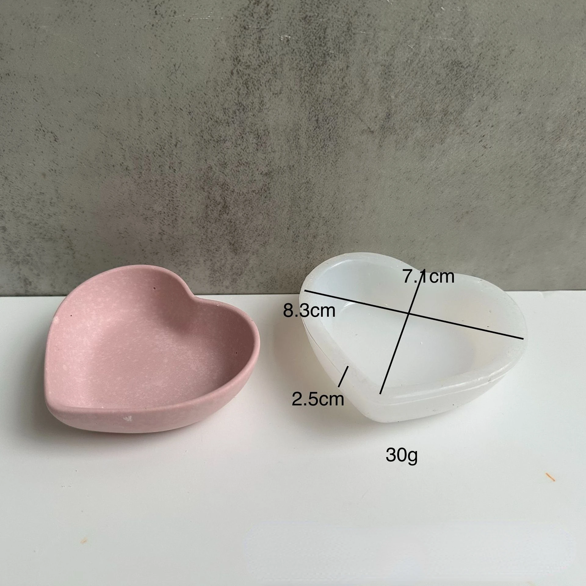 Concrete Square Heart Shape Si - Tray Mold Rectangle recensie en prijs