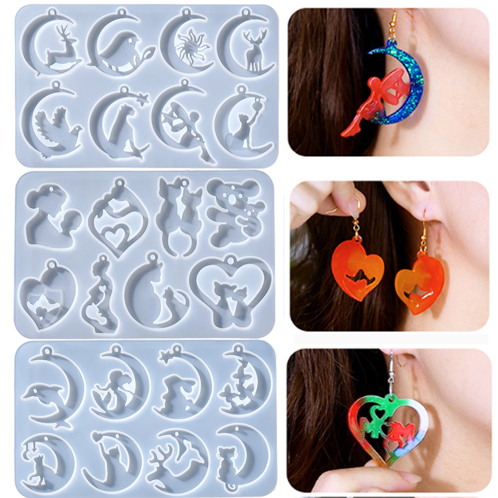 Earring Pendants Epoxy Resin S - Resin Art Alphabet recensie en prijs