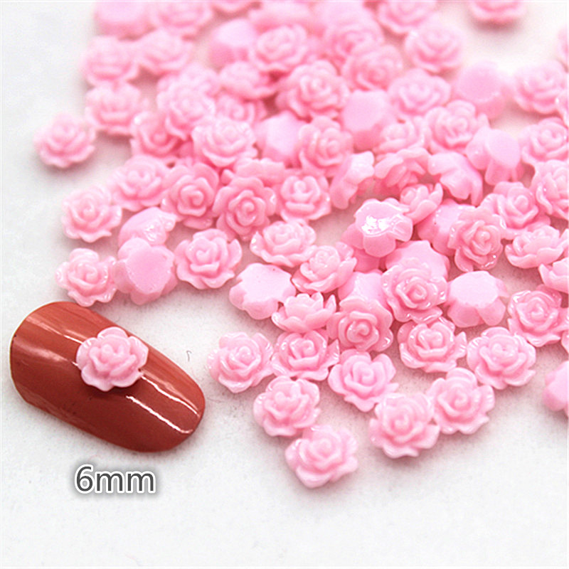 100pcs 6mm Resin Mini Rose Flo - Resin Art With Rose recensie en prijs